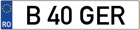 Truck License Plate